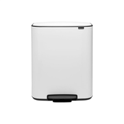 Brabantia - Koš za smeti Brabantia Bo Pedal Bin, 2x30 L, bel