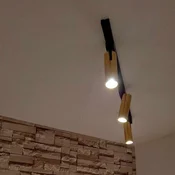 Šinska rasveta 1m, Sa 3 topa, Zlatna boja