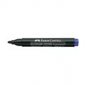 Permanentni marker Faber-Castell Winner 52 - Plavi, okrugli vrh