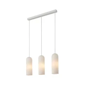 Nordlux - Viseča svetilka na kabel MIELLA 3xE27/25W/230V bela