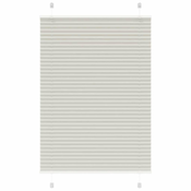 Plisirana roleta svijetlosiva 100x100 cm širina tkanine 99,4 cm