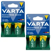 shumee VARTA POWER C 3000mAh NiMH cilindrična polnilna baterija 2 kosa x2