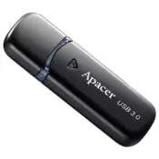 APACER 64GB USB 3.0 AH355 Pen Cap (Crni) USB 3.0, 64GB, Crna