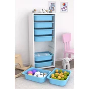 HANAH HOME Višenamenska polica Cara 8N White Blue