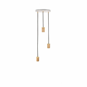 Bela/naravna zatemnitvena viseča svetilka o 25 cm – tala