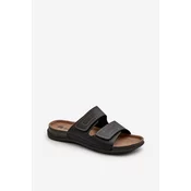 Comfortable Mens Flip Flops with Velcro Straps Inblu