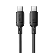 Baseus Silky Series 100W USB-C - USB-C kabel 1m crni