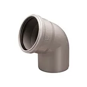 Wavin Sanitarni koleno PVC-HT 110/67, za notranjo kanalizacijo, pepelnate barve