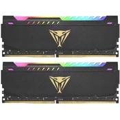 PATRIOT DDR4 64GB 2x32GB 3200MHZ Viper Steel RGB BLACK Dual Channel PVSR464G320C8K