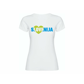 Športna ženska majica Srce Slovenija
