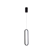 LED luster na sajli LED/13W/230V 3000K, crne boje
