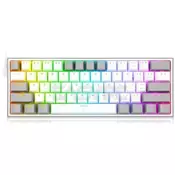 Redragon Fizz Pro K616 RGB belo siva bežicno/žicna mehanicka gejmerska tastatura