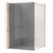 Stena za prhanje Rea Flexi Grey/Brush Gold 110