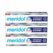 Meridol Zobna pasta proti krvavitvam dlesni in parodontitisu Paradont Expert tripack 3x75 ml