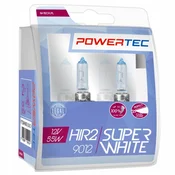 M-Tech HIR2 9012 SUPER BELE POWERTEC ŽARNICE 12V 55W Z DVOJNIM SIJSKIM SVETILKAM