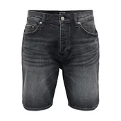 Only & Sons Kavbojke ONSEdge črn denim