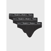 Set of three mens briefs in black Pepe Jeans