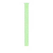 49mm Neon Green Ocean Band Extension - Black Titanium Finish
