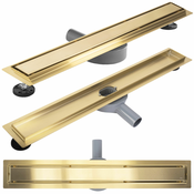 Linijski odtok REA Neox pro Brush Gold 90