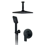 Uzidna baterija sa plafonskim tušem 210x210mm i rucnim tušem 231603B ROSAN