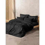 Lessentiel Maison Komplet posteljina Plaid, 200x220 cm, Crna