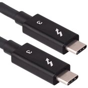 Akyga Cable USB AK-USB-33 USB type C Thunderbolt 3 (m) / USB type C Thunderbolt 3 (m) ver. 3.1 0.5m, Power Delivery (PD), up to 5k resolution, Retail, AK-USB-33 AK-USB-33