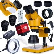 Rosfix ROSFIX MERCURY S MSMS-T-PS1-O TRINOKULARNI MIKROSKOP – ZOOM 7–45X, KAMERA FULLHD, LED 56X | WF10X/20, HDMI/VGA, (5000036399)
