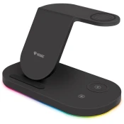 Yenkee Punjac za punjenje 3u1 YAC 5310 SAMSUNG Qi, Crni