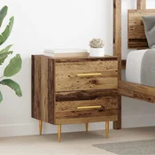 vidaXL Nočna omarica Star les 40 x 35 x 47,5 cm Konstruiran les