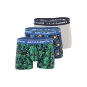 JACK & JONES Boksarice JACCODY temno modra / pegasto siva / travnato zelena / črna
