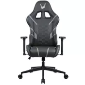 Formula Gamer stolica - VC1 RacerPU Black (crna; podesiva visina; fiksni 3D nasloni za ruke, maksimalni nosivost: 125 kg) VC1 RACERPU BLACK