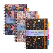 Pukka Pad Project Book Bloom B5 PP spiralna bilježnica s linijama, 200 stranica, A15546021