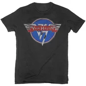 Van Halen Chrome Logo Black XL Majica