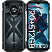 DOOGEE pametni telefon S118 8GB/512GB, Black/Silver