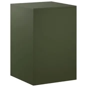 vidaXL Stojalo za rastline Olivno zelena 40 x 40 x 60 cm