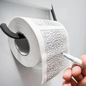 Gadget Master Toaletni papir Maze 1 kos.
