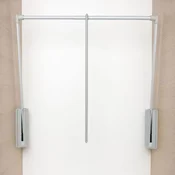 Dvižni mehanizem za obleke Junior, V 850,KŠ 770-1200mm, nosil.10kg, siv/ sb. siv