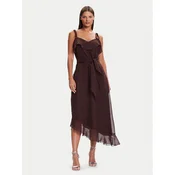 Vero Moda Cocktail obleka Sabrina 10344471 Rjava Regular Fit