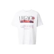 JACK & JONES Majica JORPHOTO CUT-OUT ljubičasta / vatreno crvena / crna / bijela