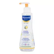 Mustela Bébé Nourishing Cleansing Gel with Cold Cream hranilni in vlažilni čistilni gel za suho kožo, primeren za otroke od rojstva dalje za otroke