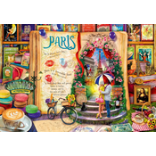 BlueBird - Puzzle Življenje je odprta knjiga Pariz - 1 000 kosov