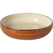 Costa Nova Globok krožnik za juho/testenine Poterie 1,048 ml, kremno-karamelen (6 kos)