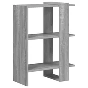 Vidaxl Knjižna polica Siva Sonoma 52 x 25 x 71,5 cm Konstruiran les