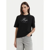 HUGO Majica Dashire_5 50566678 Črna Relaxed Fit