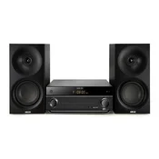 AKI AKAI AM-301B System 40W (2x20W) CD MP3 BT USB FM 40 presets AUX RCA, black