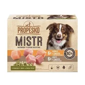 Propesko MISTR vrečke za pse piščanec/puran v omaki 12 x 85 g