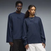 PUMA T7 Long Sleeve Tee Unisex, Clothing, Persian Blue Heather, XL