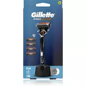 Gillette ProGlide aparat za brijanje sa stalkom + zamjenske britvice 5 kom
