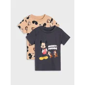 Sinsay - Pamucne majice sa printom 2 kom Mickey and Friends - antracit