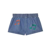 MINI RODINI Jeans kratke hlače 2523014060 Modra Regular Fit